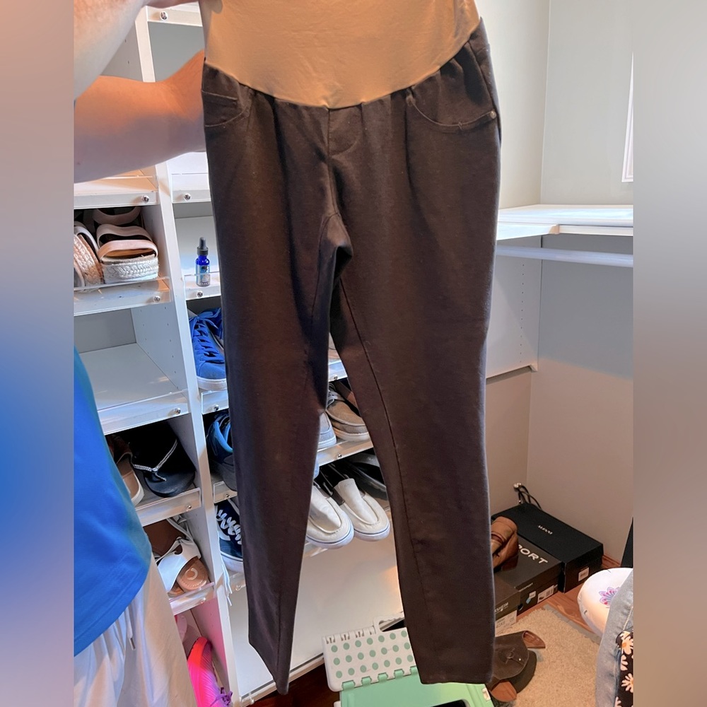 Women's dress maternity pants grey size m